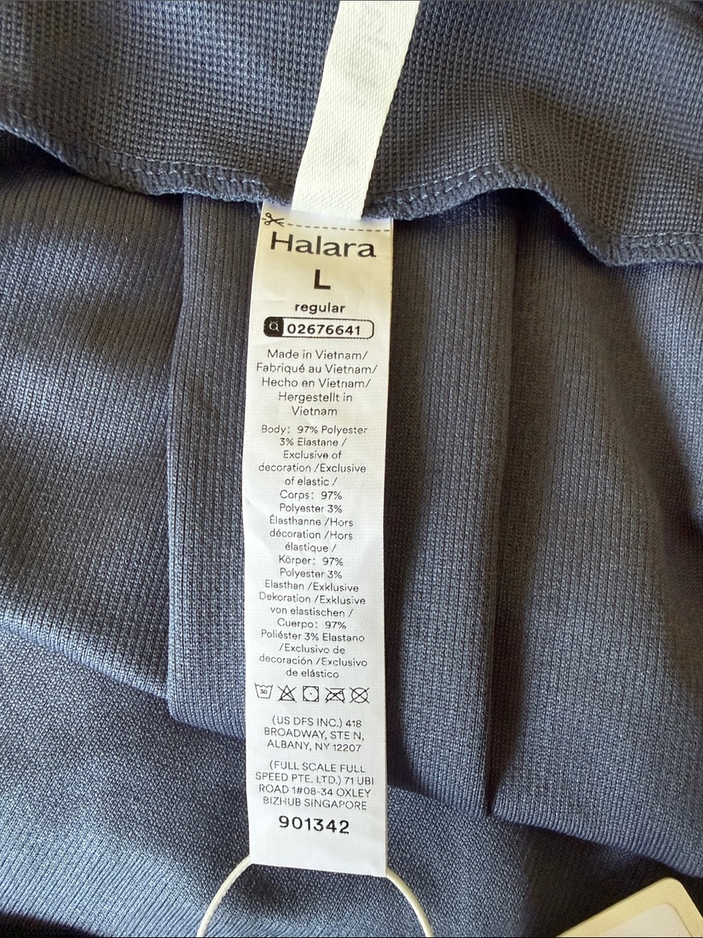 Casual Slate Blue Relaxed Jumpsuit Size Large - Picture 11 of 11